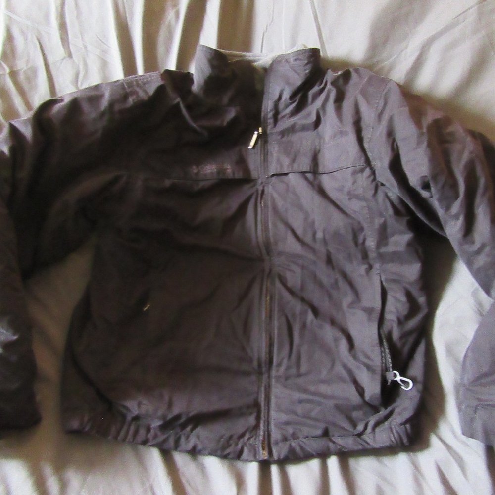 Mens Columbia Lined Bomber Style Jacket Sz M